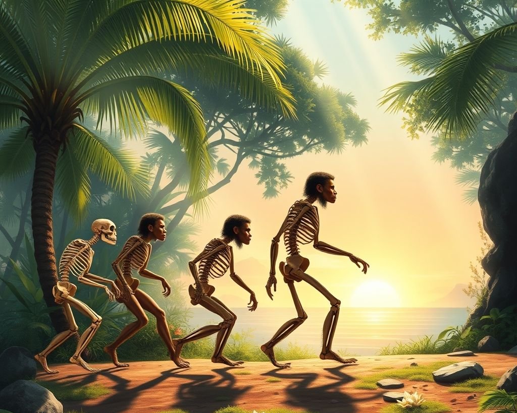 Evolutionary advantages of bipedalism